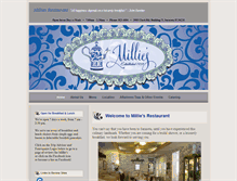 Tablet Screenshot of milliesrestaurantsarasota.com